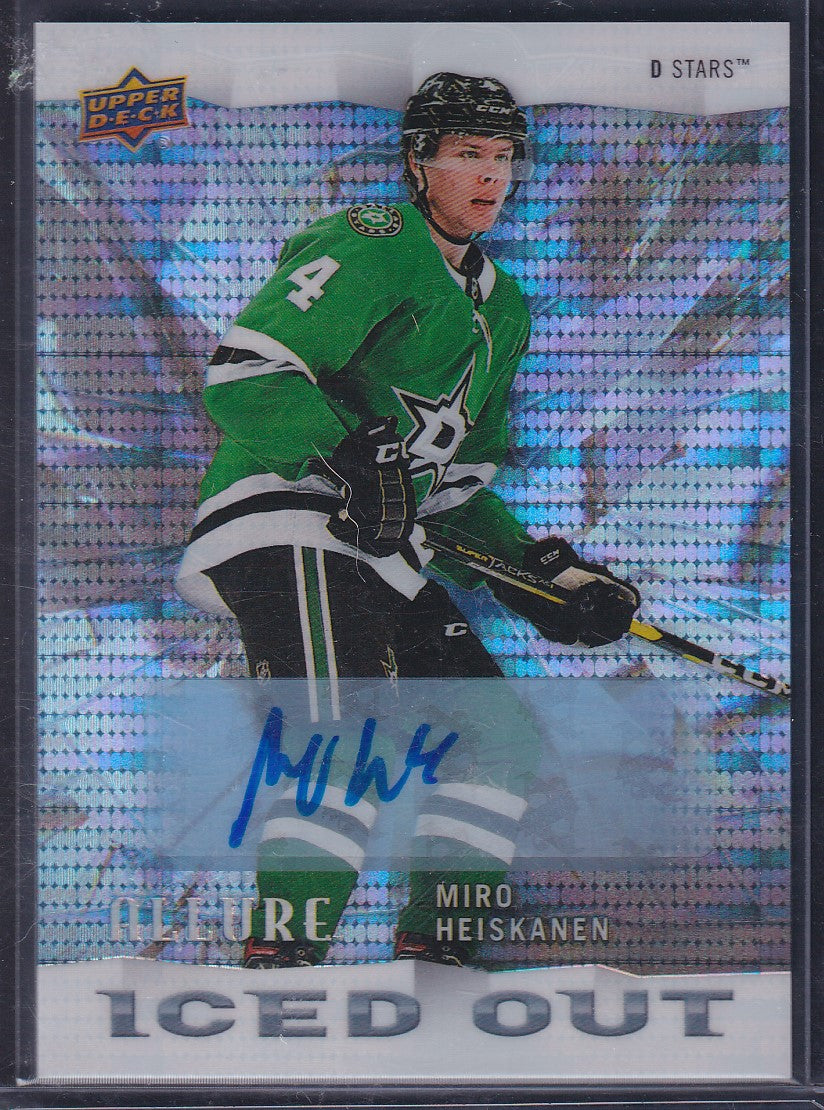 MIRO HEISKANEN - 2020 Upper Deck Allure BLUE AUTO #IO-2
