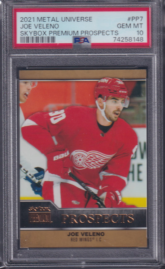 JOE VELENO - 2021 Metal Universe Skybox Premium Prospects #PP7, PSA 10