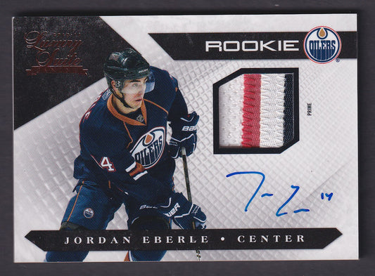 JORDAN EBERLE - 2010 Panini Luxury Suite Rookie Auto Patch #131, /199