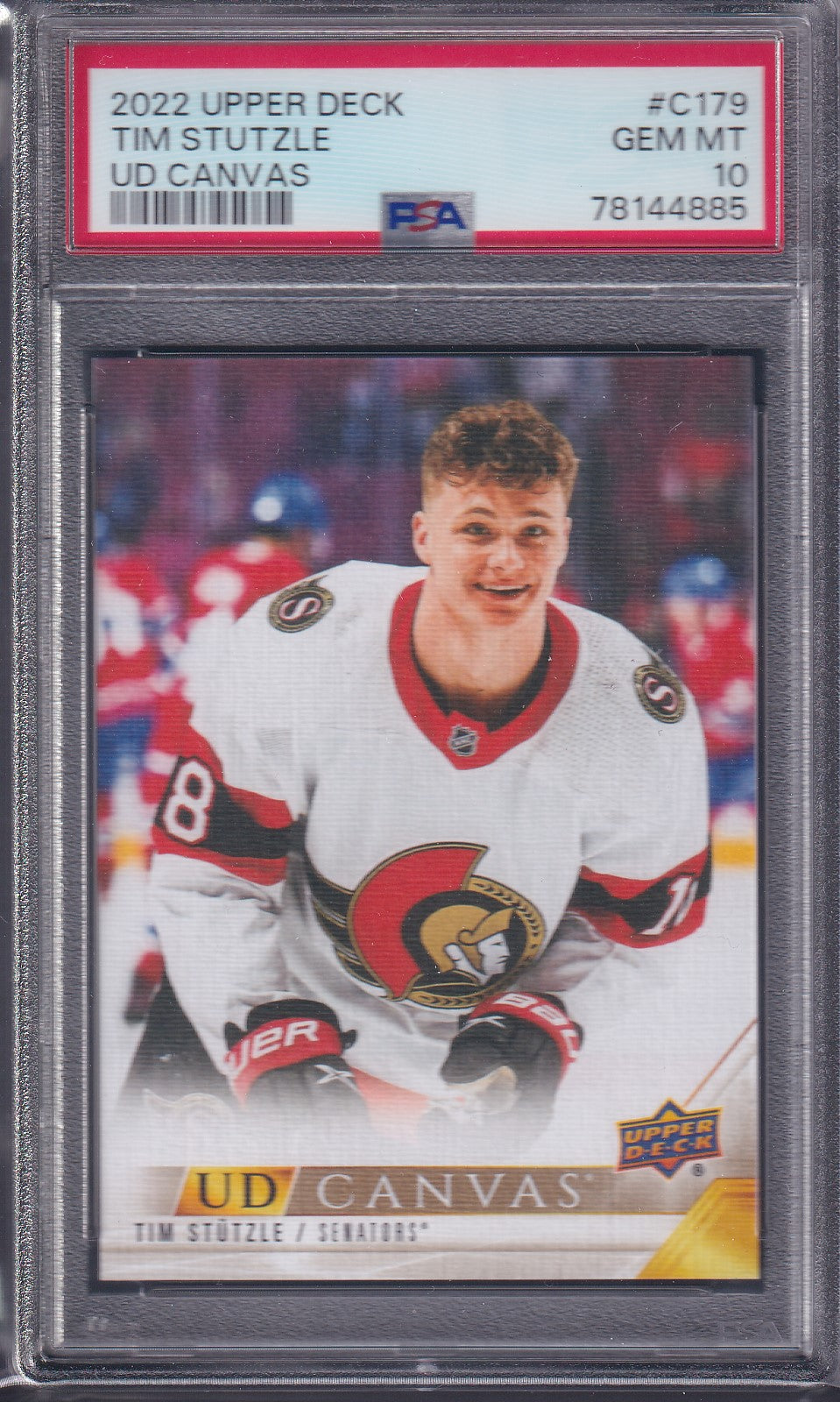 TIM STUTZLE - 2022 Upper Deck UD Canvas #C179, PSA 10