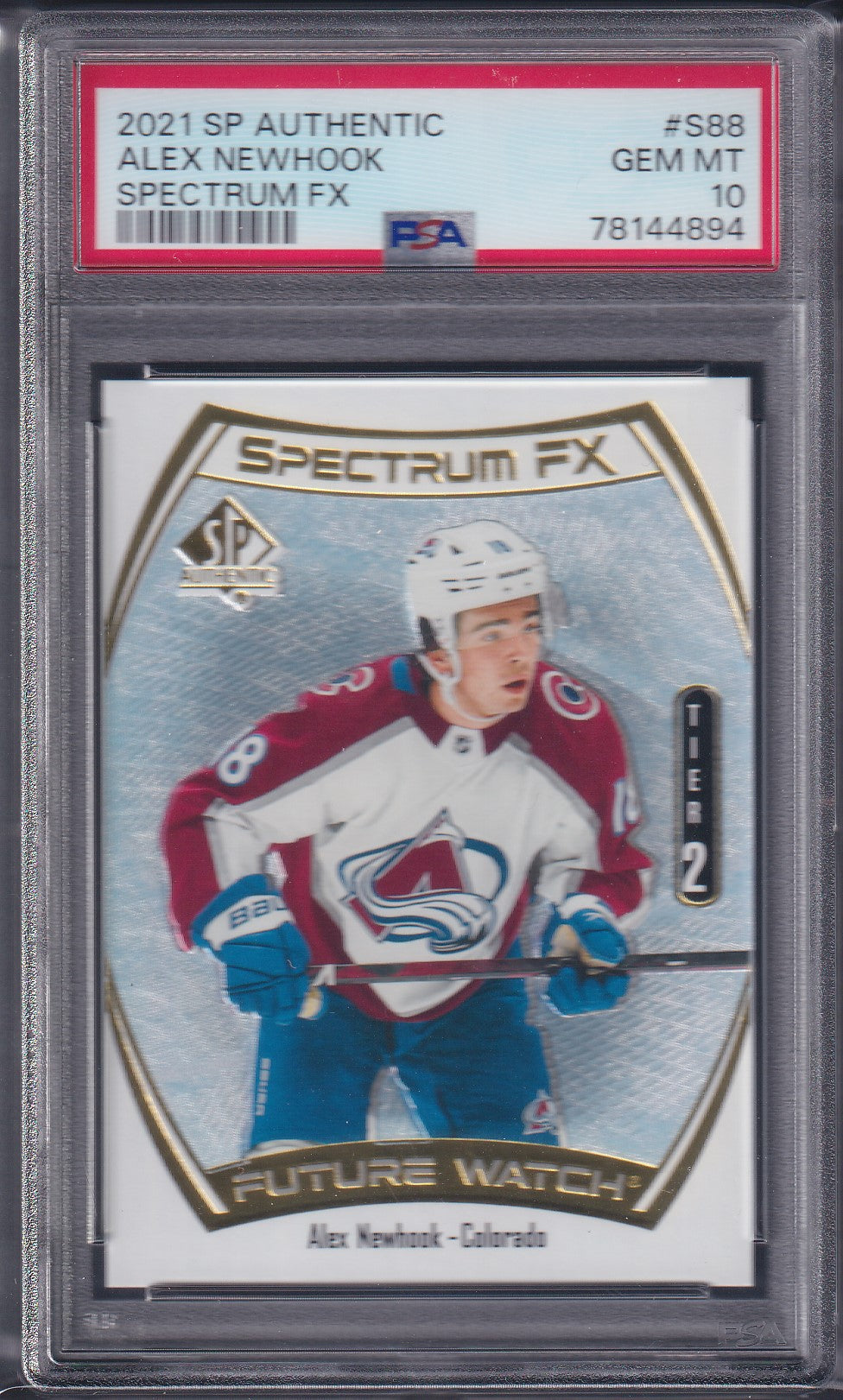 ALEX NEWHOOK - 2021 SP Authentic Spectrum FX #S88, PSA 10