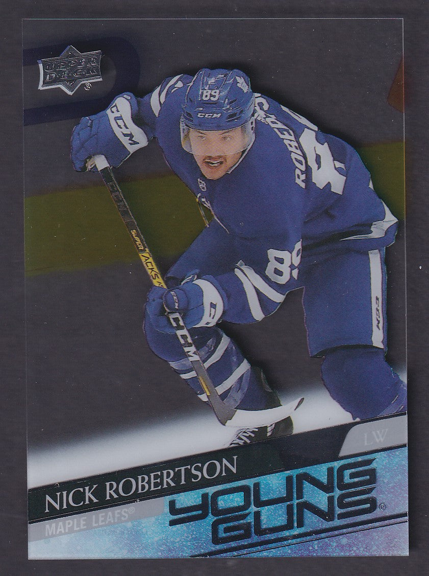 NICK ROBERTSON - 2020 Upper Deck Young Guns CLEAR CUT #237