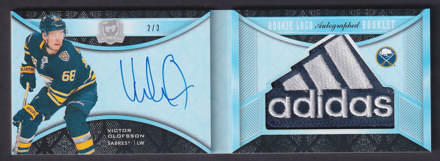 VICTOR OLOFSSON - 2019 The Cup Rookie Auto Logo Patch Booklet #BLR-VO, /3