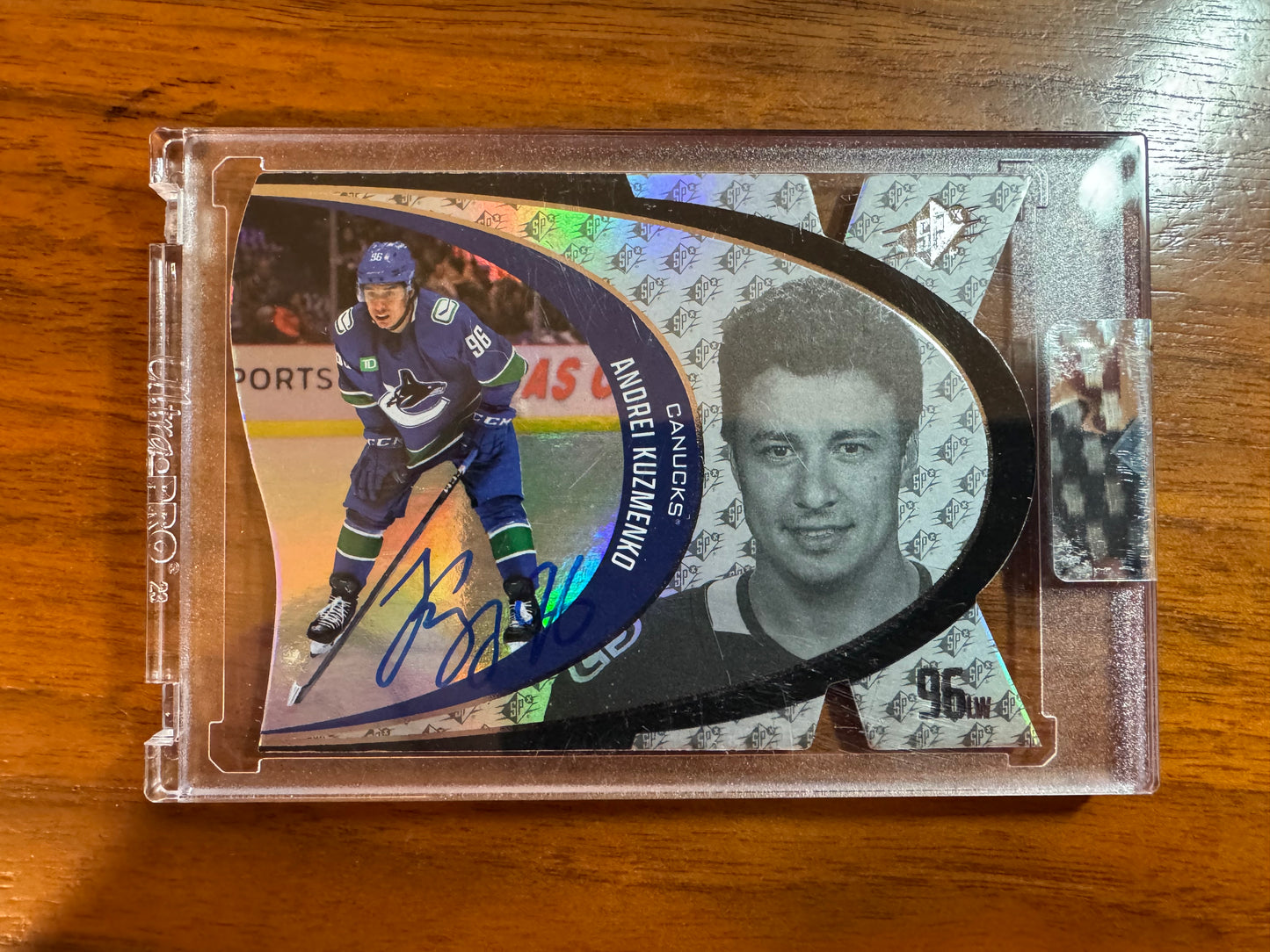 ANDREI KUZMENKO - 2022 Upper Deck Clear Cut Spx Die Cut Auto #SVV-KU