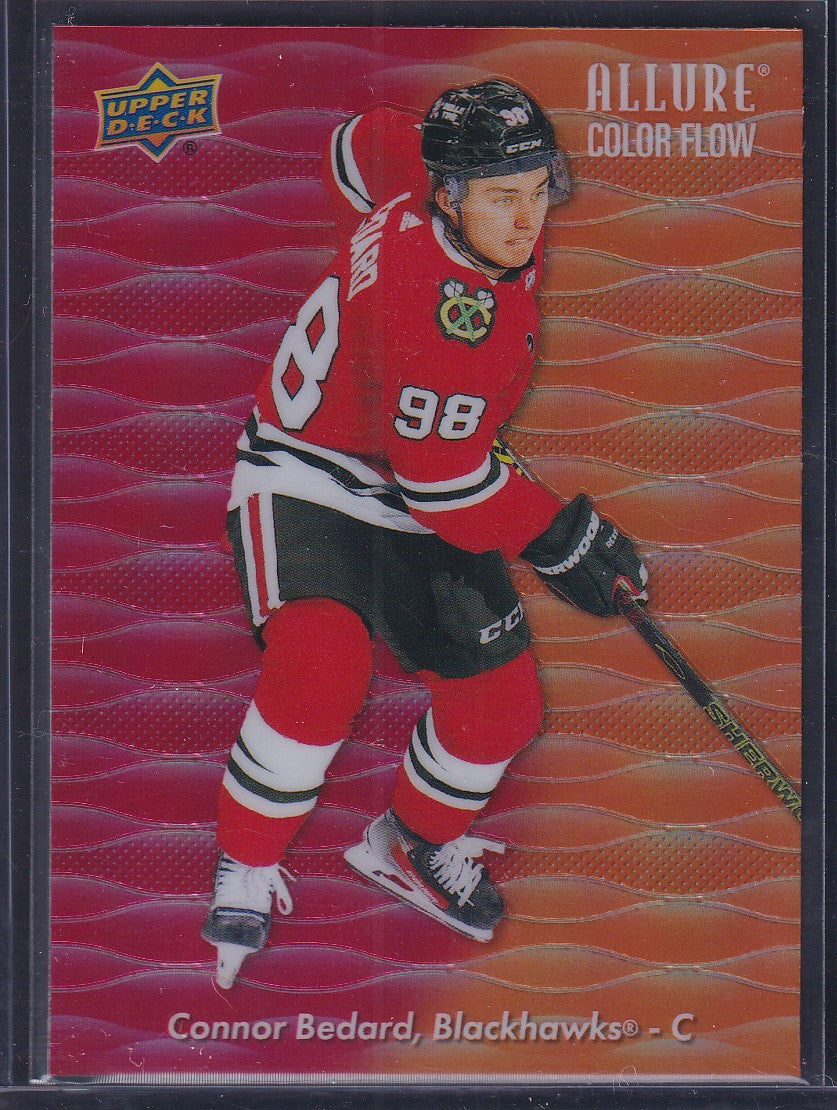 CONNOR BEDARD - 2023 Upper Deck Allure Color Flow RED-ORANGE #CF-16