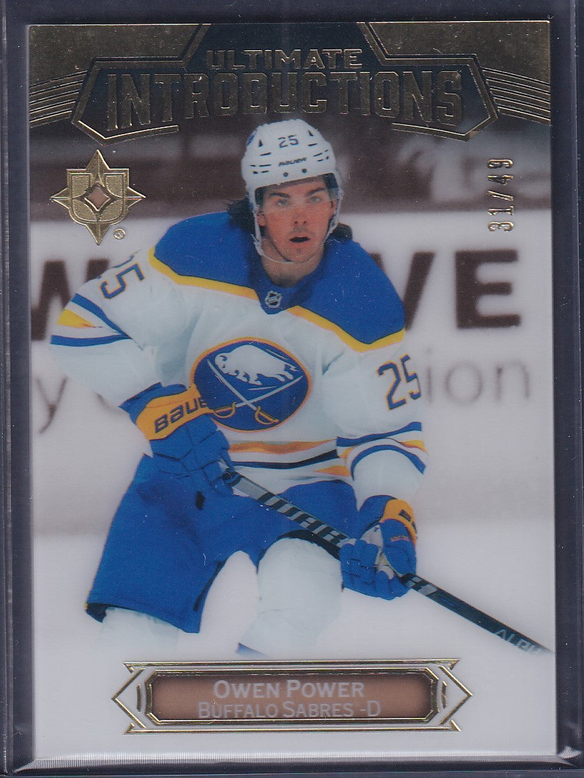 OWEN POWER - 2022 Upper Deck Ultimate Introductions Rookie #UI-4, /49