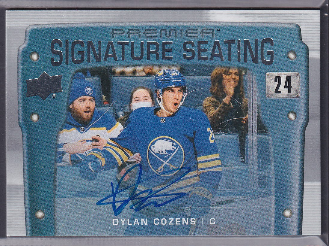 DYLAN COZENS - 2021 Upper Deck Premier Signature Seating #PSS-DC