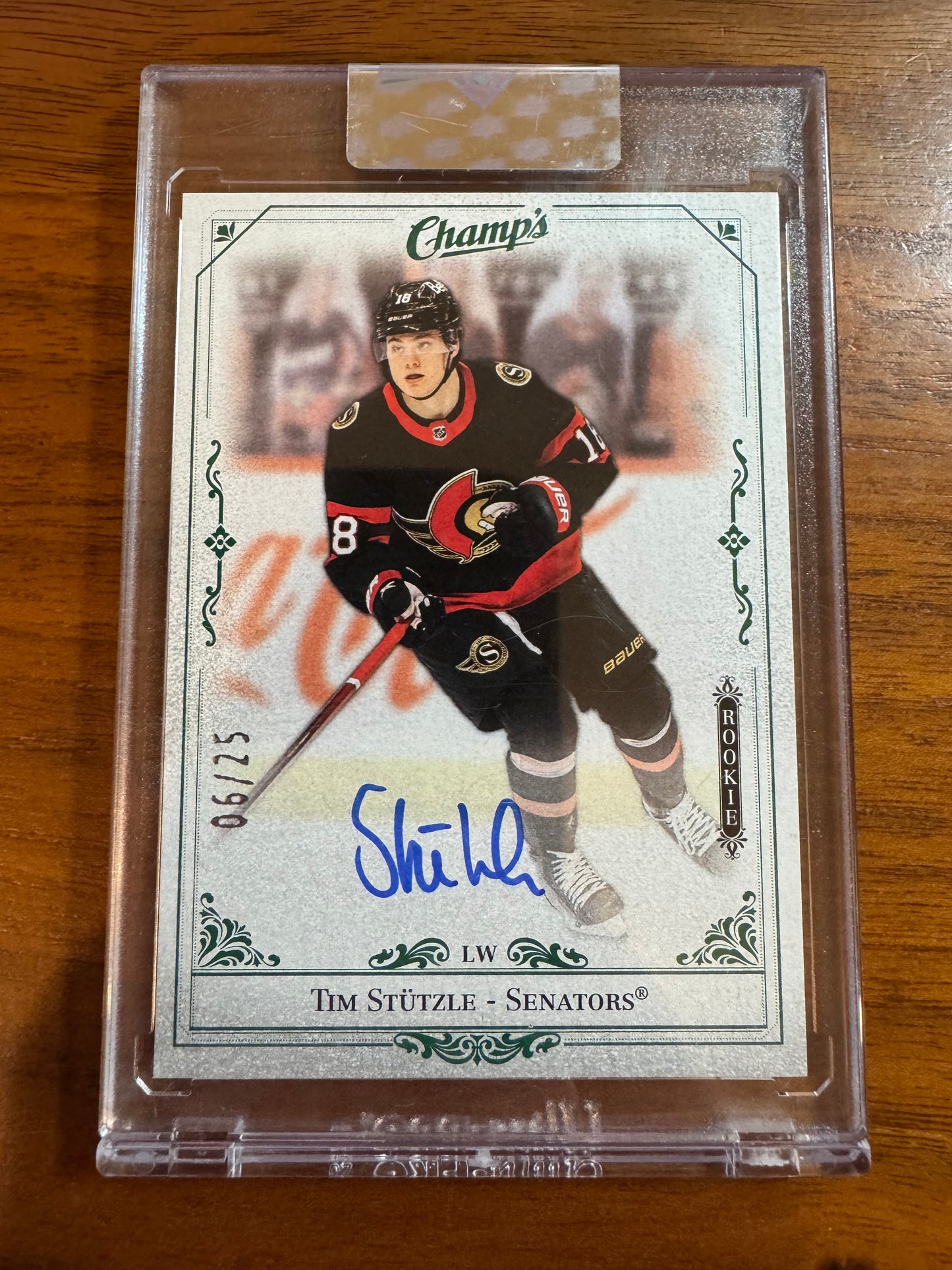 TIM STUTZLE - 2020 Upper Deck Clear Cut Rookie Auto #C-TS, /25