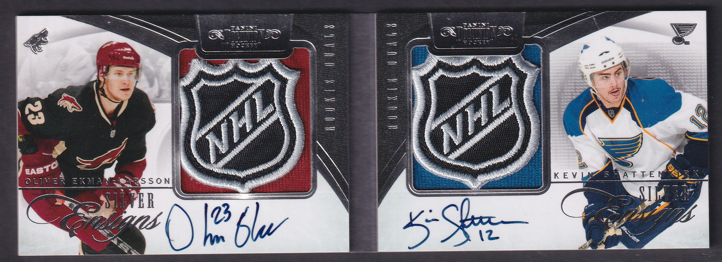 EKMAN-LARSSON / SHATTENKIRK - 2010 Panini Dominion Rookie Ensigns Shields /5