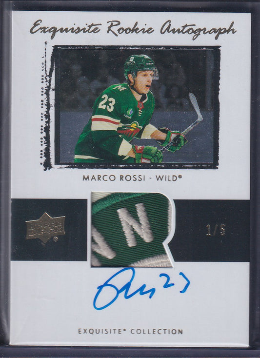 MARCO ROSSI - 2022 Upper Deck Exquisite Rookie Autograph Patch #03T-MR, /5