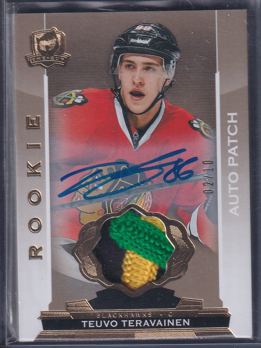 TEUVO TERAVAINEN - 2014 The Cup Rookie Auto Patch #177, /10