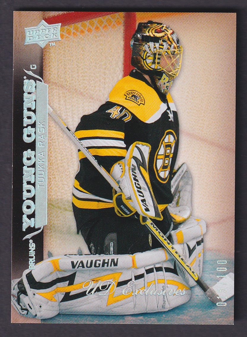 TUUKKA RASK - 2007 Upper Deck Young Guns EXCLUSIVES #456, /100