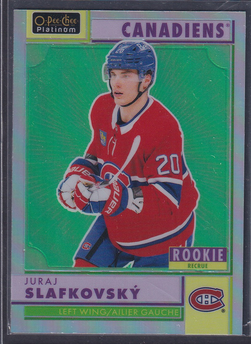 JURAJ SLAFKOVSKY - 2022 O-Pee-Chee Platinum Rookie RAINBOW #R-99