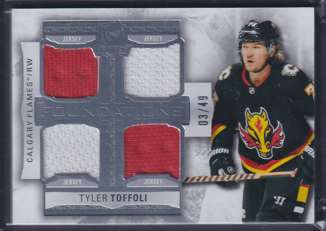 TYLER TOFFOLI - 2022 The Cup Foundations Quad Patch #F-TO, /49