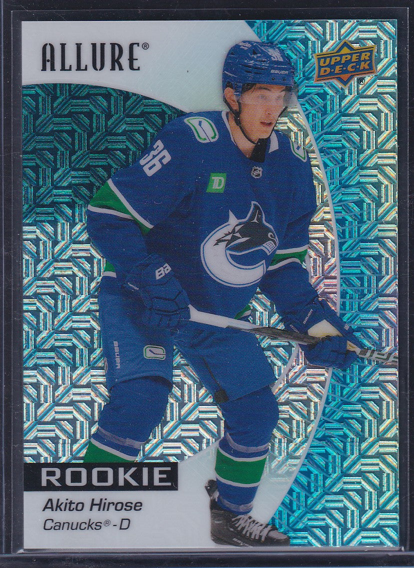 AKITO HIROSE - 2023 Upper Deck Allure Rookie BLUE LINE #146, /35