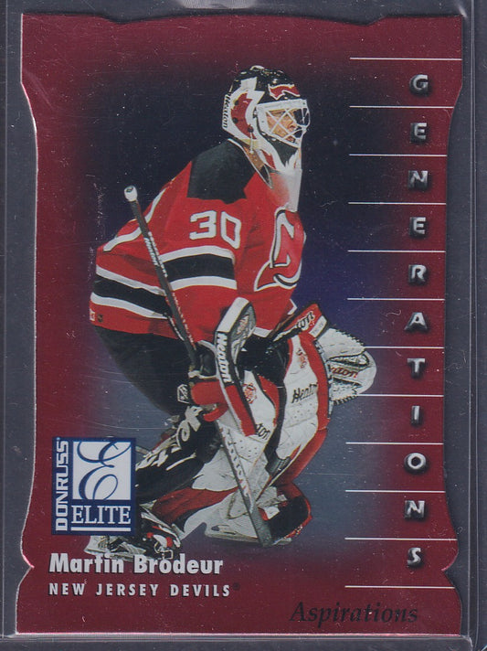 MARTIN BRODEUR - 1998 Donruss Elite Generations Aspirations #137, /750