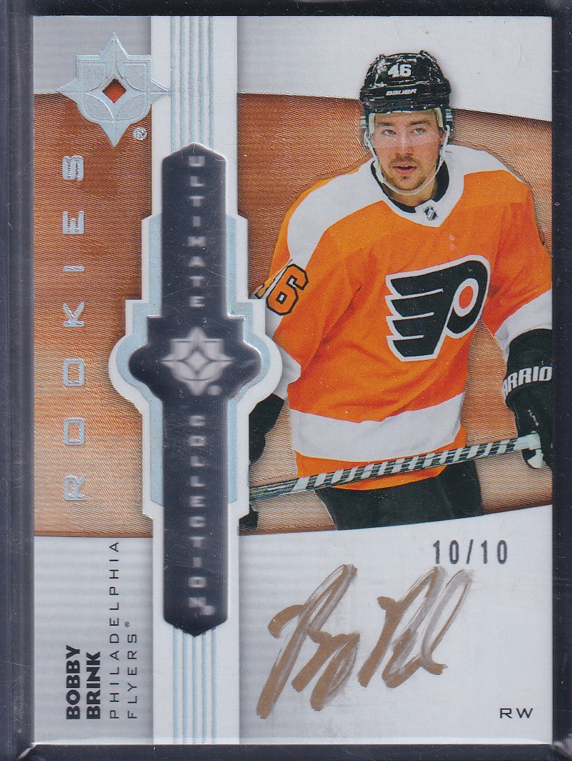 BOBBY BRINK - 2022 UD Ultimate Rookies Auto #UE-BB, /10