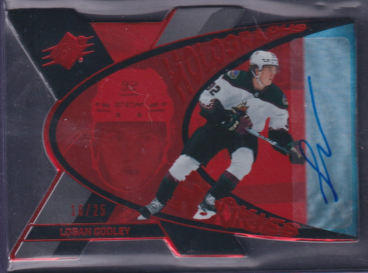 LOGAN COOLEY - 2023 Upper Deck SPx Holographs Rookies Auto #HGR-LC, /25