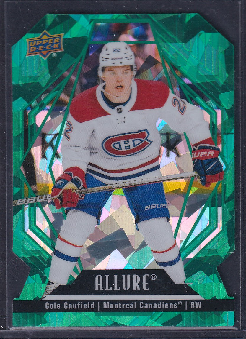 COLE CAUFIELD - 2022 Upper Deck Allure GREEN RAINBOW #8, /99