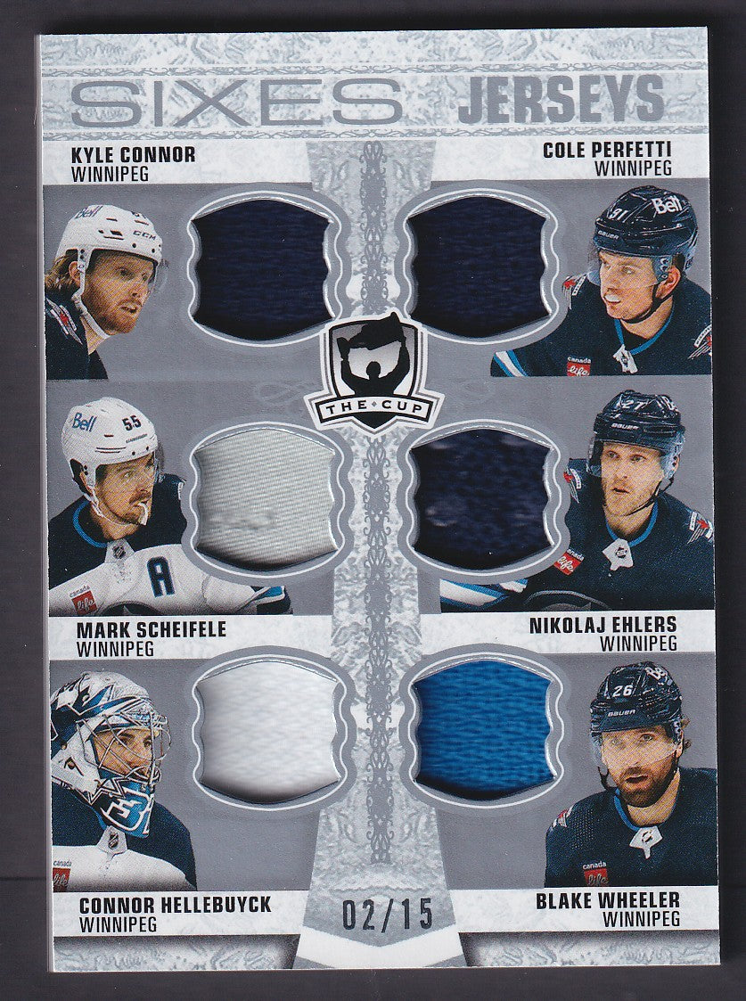 WINNIPEG JETS - 2022 The Cup Sixes Jerseys Patches #C6-WSEHCP, /15