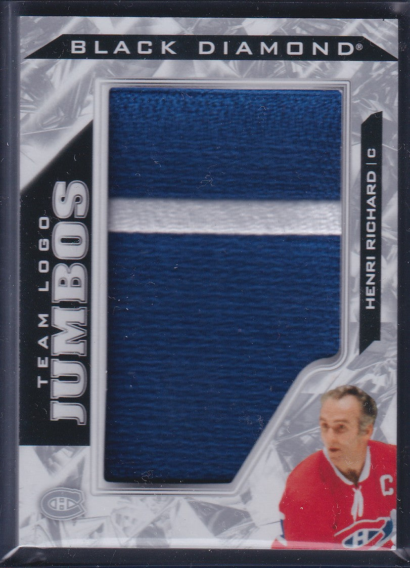 HENRI RICHARD - 2024 UD Black Diamond Team Logo Jumbos #TL-HR