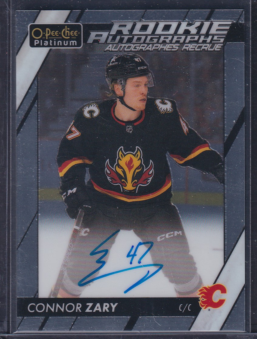 CONNOR ZARY - 2023 O-Pee-Chee Platinum Rookie Autographs #R-CZ