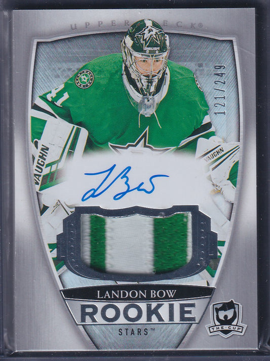 LANDOW BOW - 2018 The Cup Rookie Auto Patch #124, /249