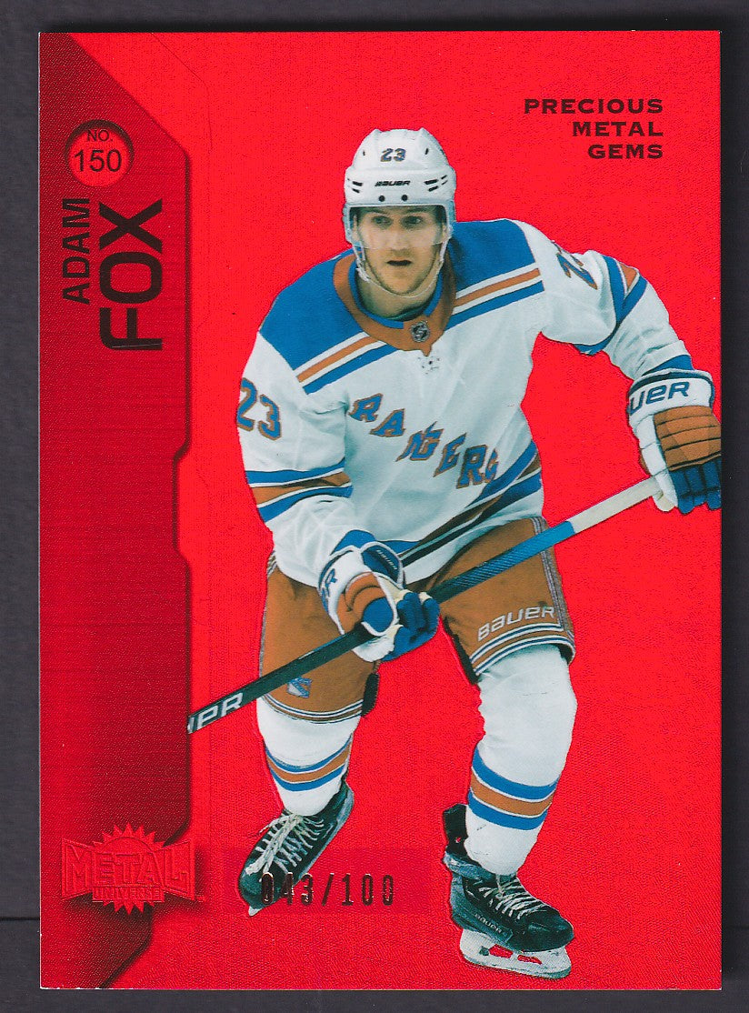 ADAM FOX - 2023 Metal Universe PMG Precious Metal Gems #150, /100