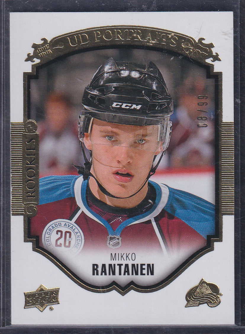MIKKO RANTANEN - 2015 Upper Deck UD Portraits Rookie #P-90, /99