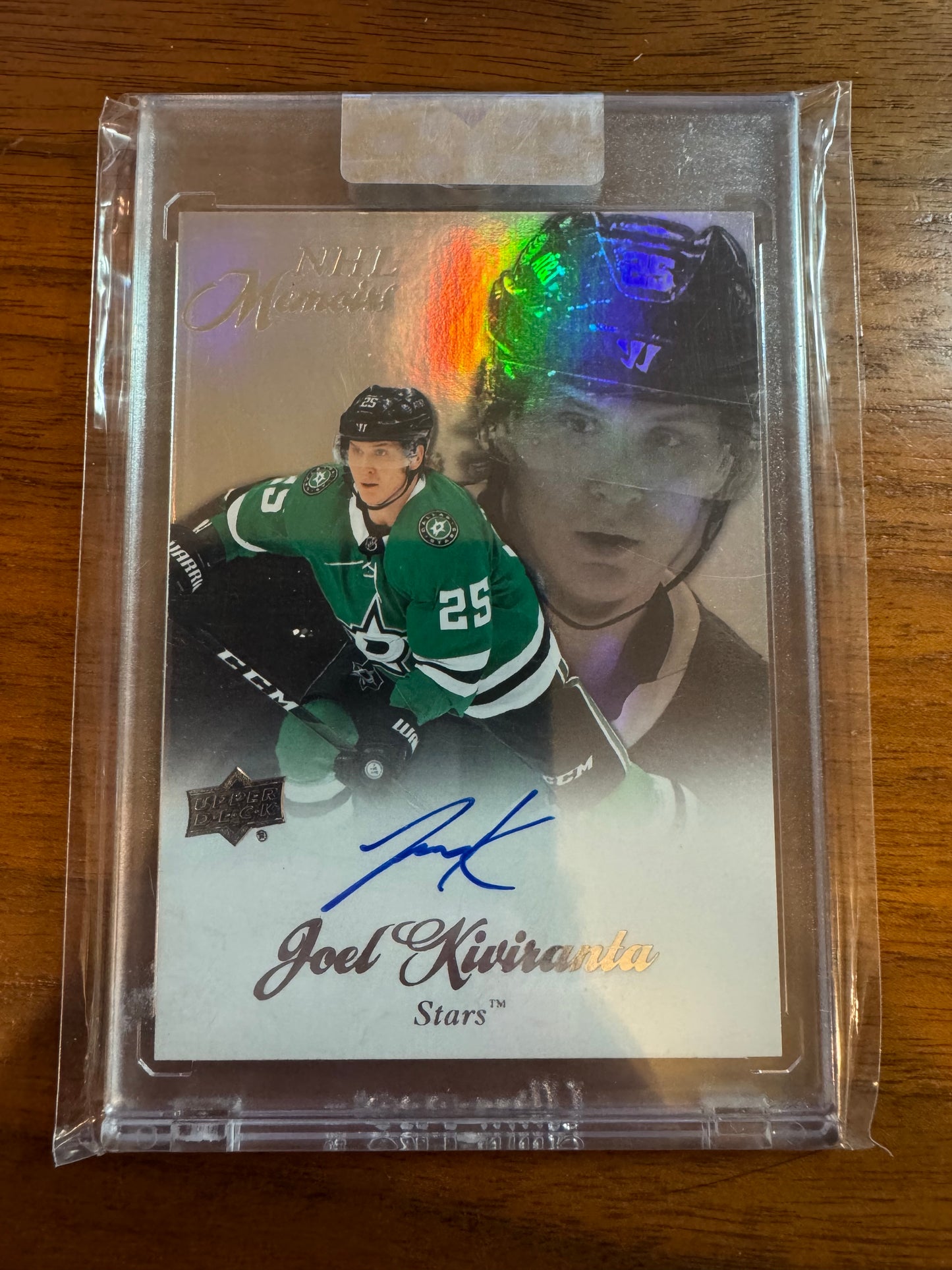 JOEL KIVIRANTA - 2020 Upper Deck Clear Cut NHL Memoirs Rookie Auto #M-JK