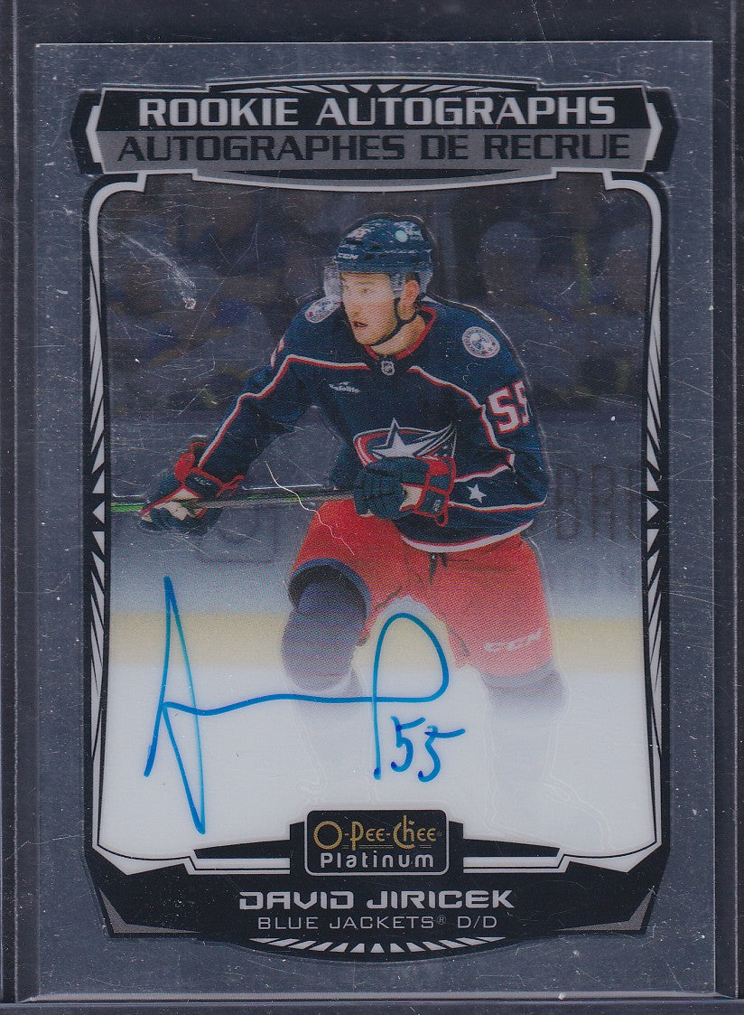 DAVID JIRICEK - 2022 O-Pee-Chee Platinum Rookie Autographs #R-DJ