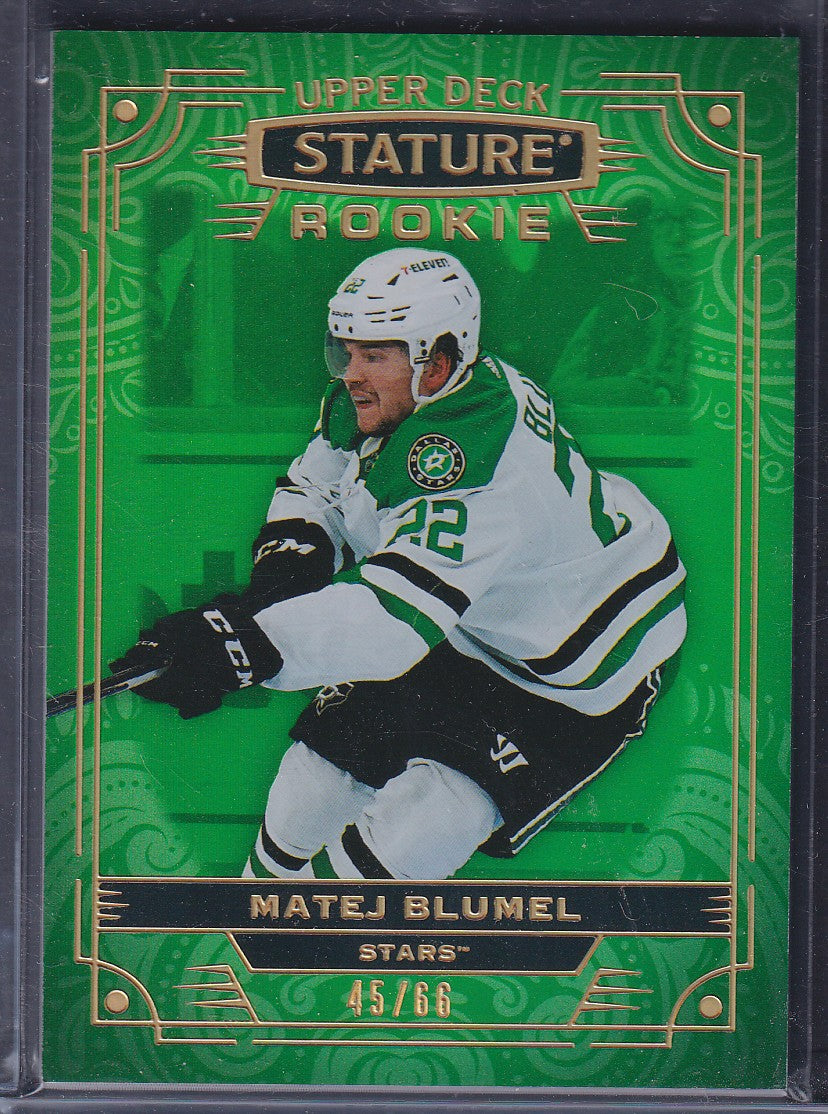 MATEJ BLUMEL - 2022 Upper Deck Stature Rookie #113, /66