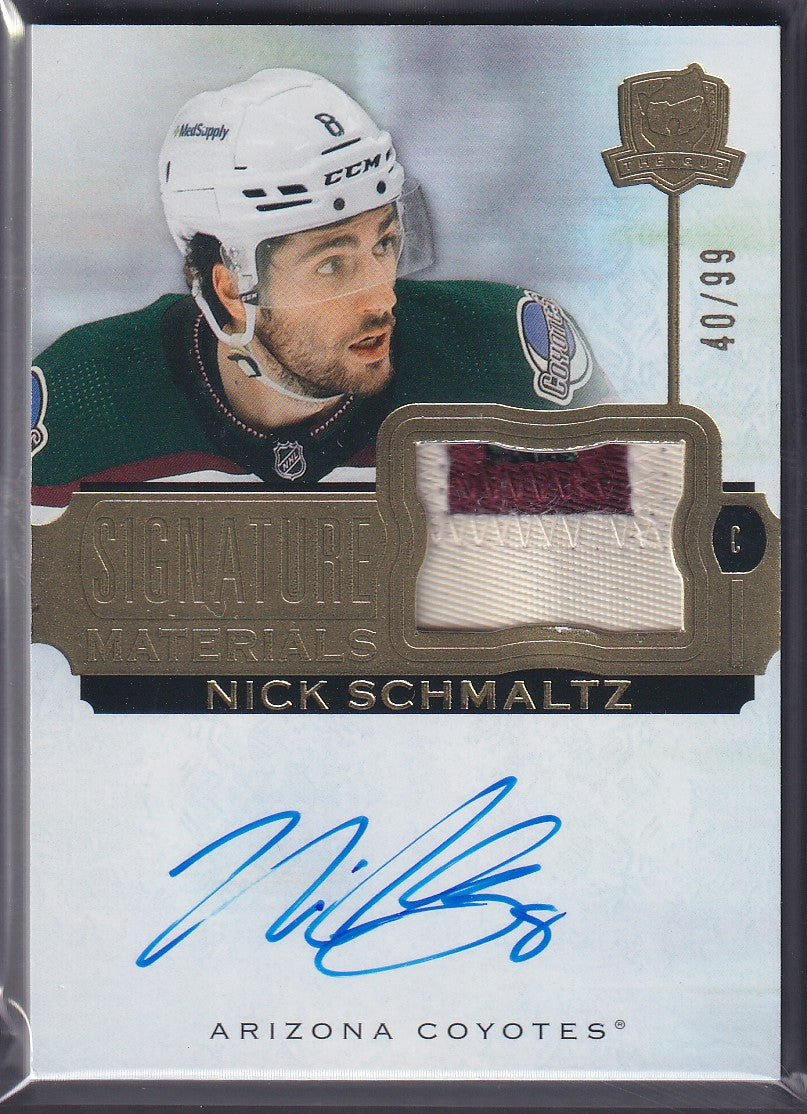 NICK SCHMALTZ - 2022 The Cup Signature Materials Auto Patch #SP-SZ, /99