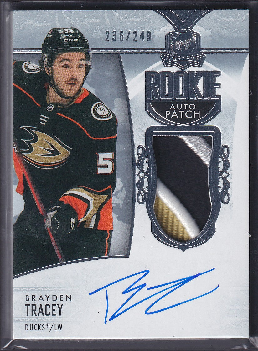BRAYDEN TRACEY - 2022 The Cup Rookie Auto Patch #107, /249