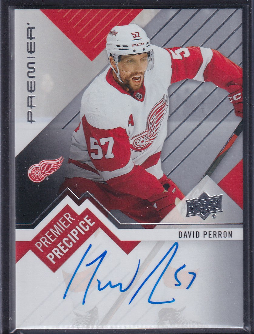 DAVID PERRON - 2023 Upper Deck Premier Precipice Auto #PP-DP