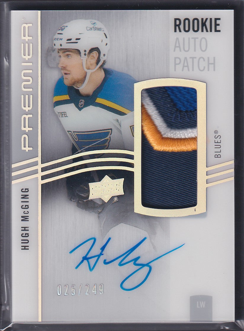 HUGH MCGING - 2023 Upper Deck Premier Rookie Auto Patch #AR-MC, /249