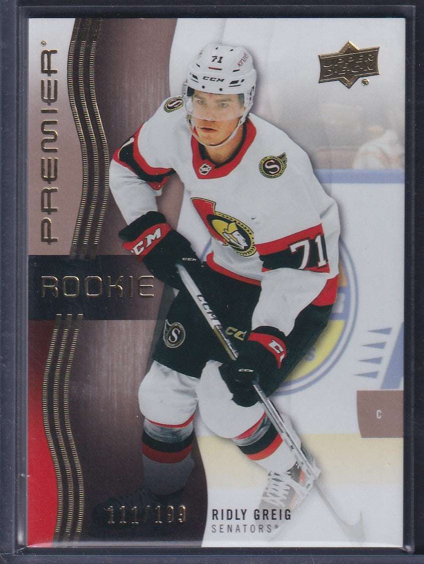 RIDLY GREIG - 2023 Upper Deck Premier Rookie #127, /199