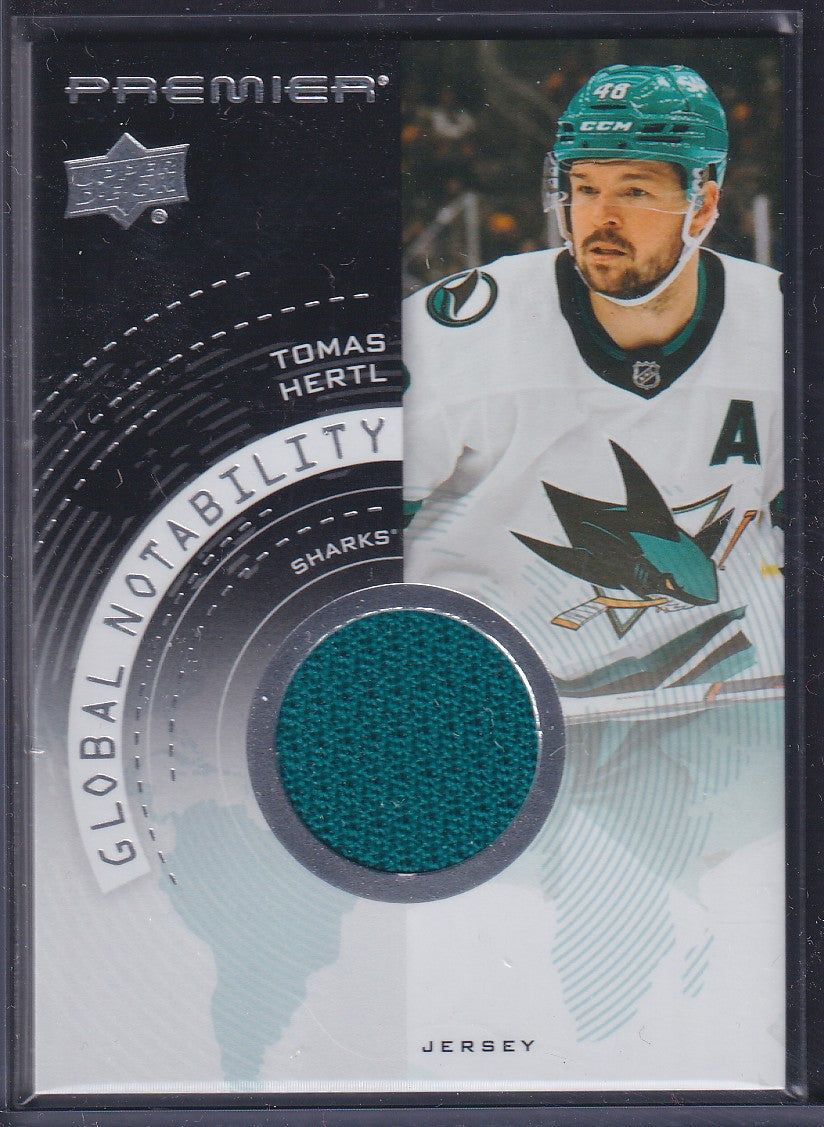 TOMAS HERTL - 2023 Upper Deck Premier Global Notability Patch #GB-TH