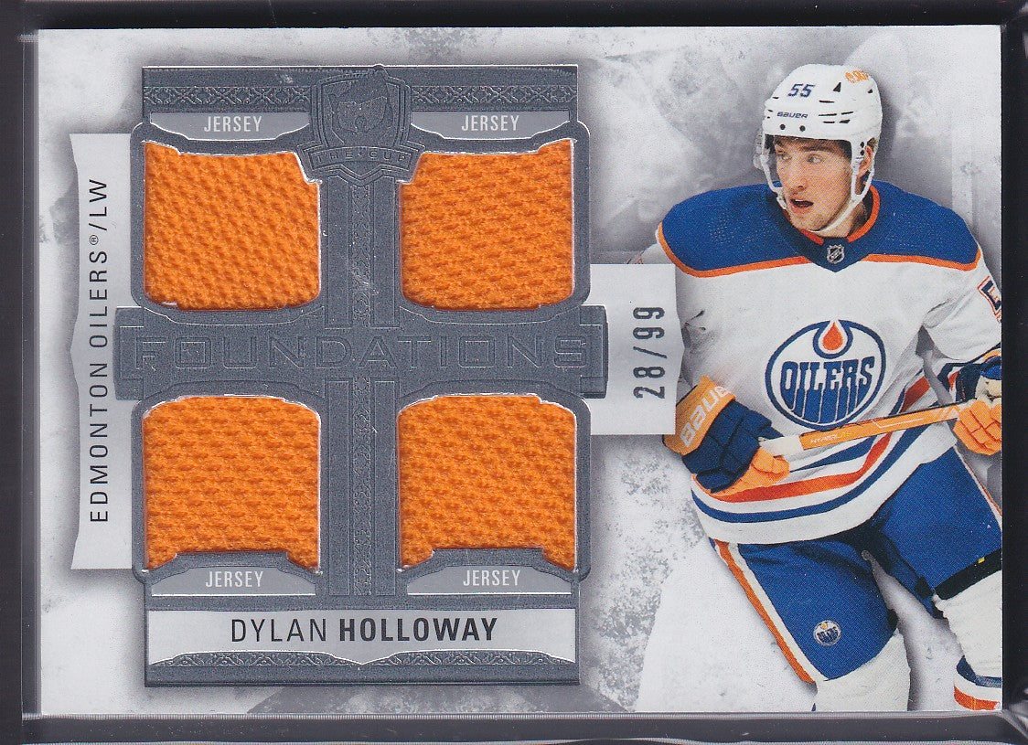DYLAN HOLLOWAY - 2022 The Cup Rookie Foundations Quad Patch #F-DH, /99