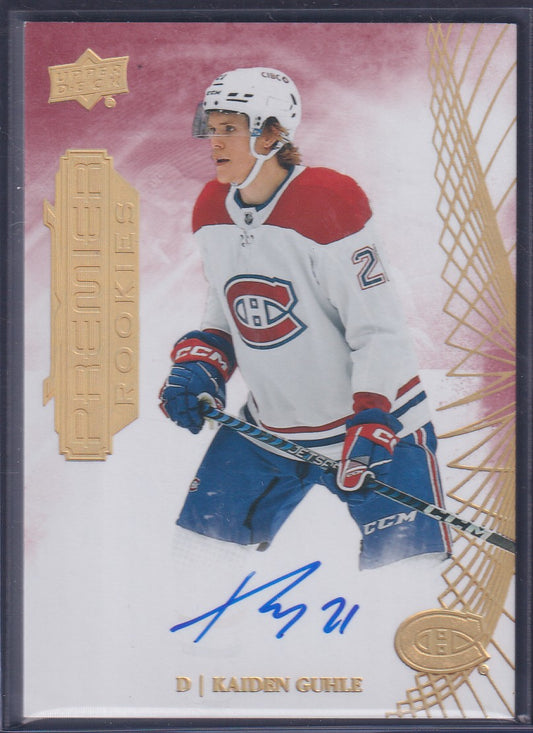 KAIDEN GUHLE - 2022 Upper Deck Premier Rookies Auto #103
