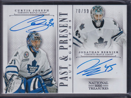 JOSEPH / BERNIER - 2013 Panini National Treasures Past & Present Auto #PP-JB /99