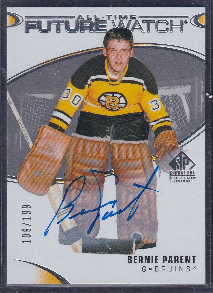 BERNIE PARENT - 2020 SP Signature Edition Future Watch All-Time Auto #365, /199