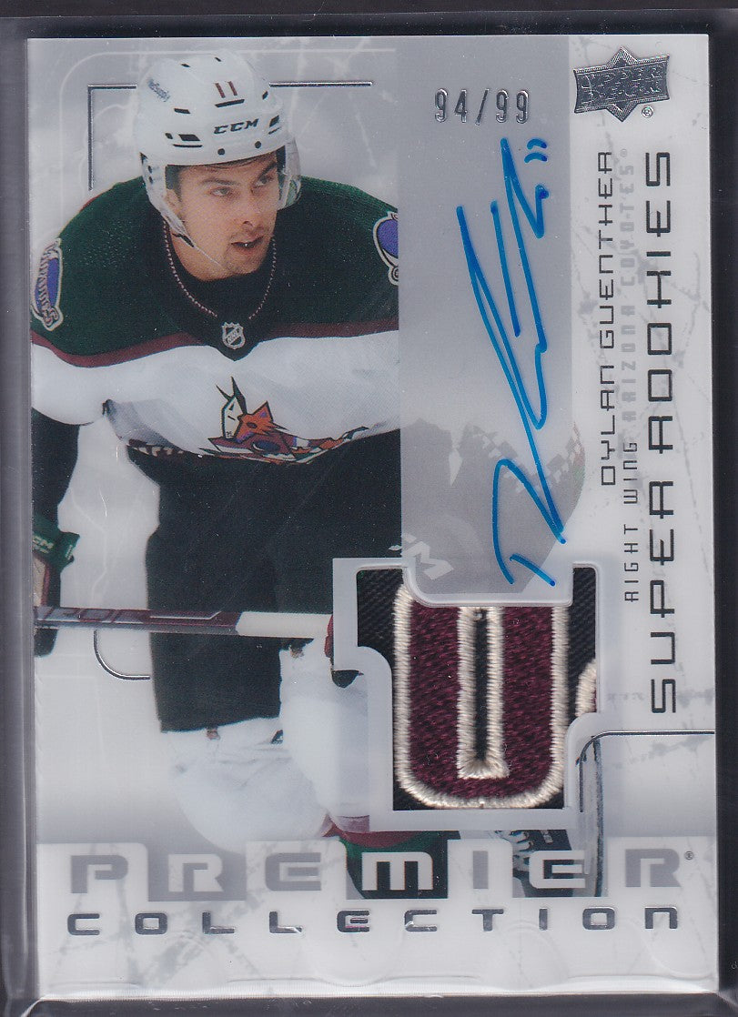 DYLAN GUENTHER - 2022 Upper Deck Premier Super Rookies Auto Patch #SRR-DG, /99