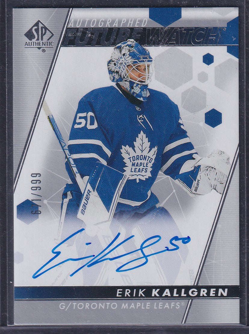 ERIK KALLGREN - 2022 SP Authentic Future Watch Auto #129, /999