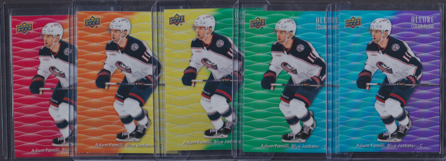 ADAM FANTILLI - 2023 Upper Deck Allure Rookie COLOR FLOW RAINBOW #CF-5