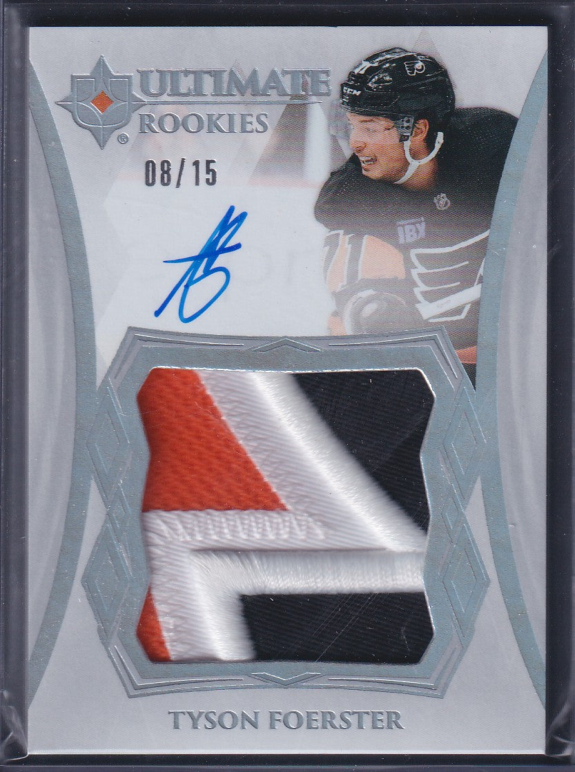 TYSON FOERSTER - 2023 Upper Deck Ultimate Rookies Auto Patch #105, /15