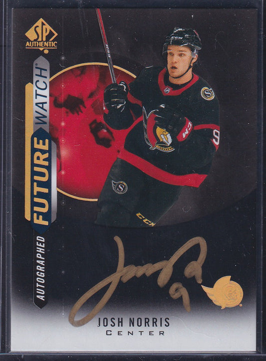 JOSH NORRIS - 2020 SP Authentic Future Watch Auto BLACK #162