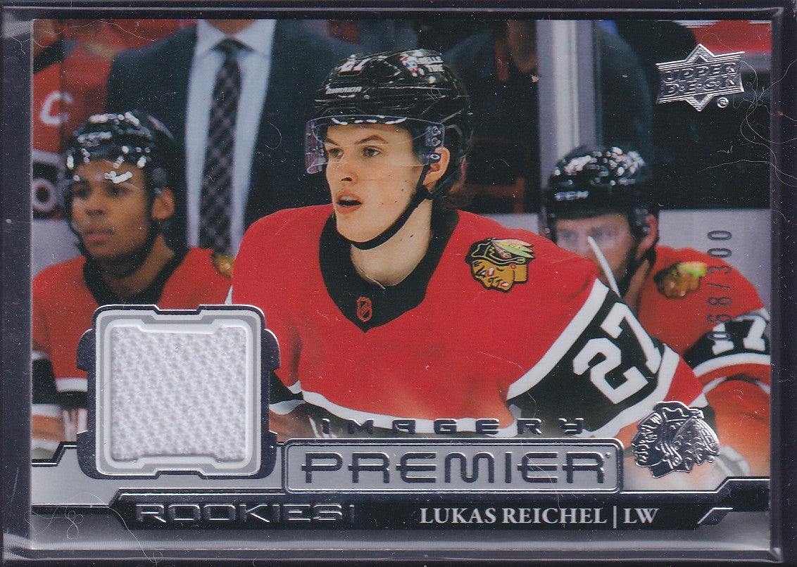 LUCAS REICHEL - 2022 Upper Deck Premier Imagery Rookies Patch #PDJR-LR, /300