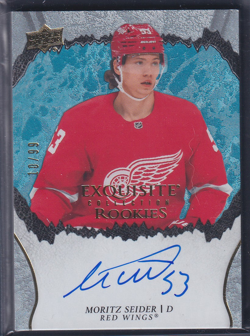 MORITZ SEIDER - 2021 Upper Deck Exquisite Rookies Auto #R-MS, /99