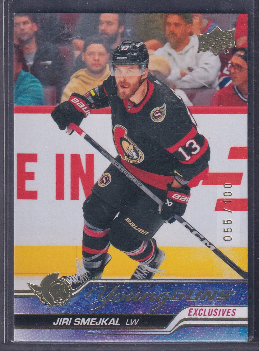 JIRI SMEJKAL - 2023 Upper Deck Young Guns EXCLUSIVES #715, /100